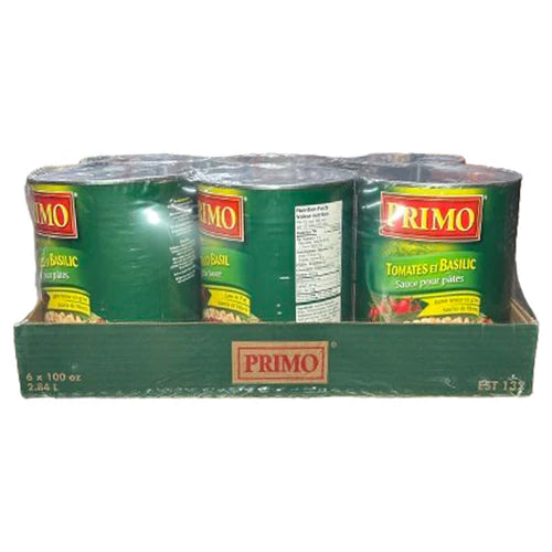 PRIMO Pasta Sauce Tomato Basil 6x2.84 LT