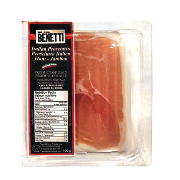 Benetti Italian Prosciutto Sliced (100gr)