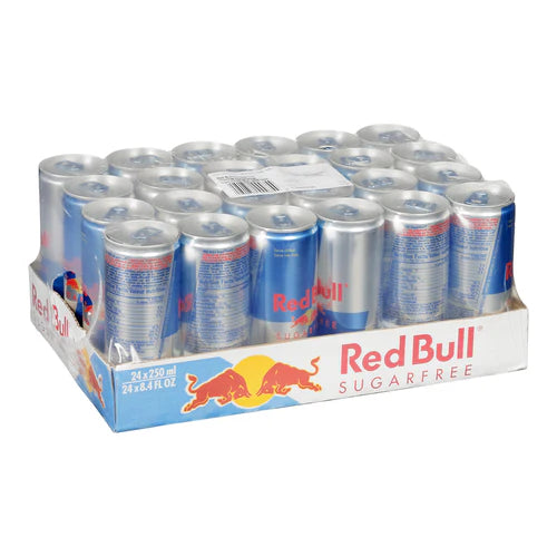 RED BULL - SUGAR FREE ENERGY DRINK 24x250ML