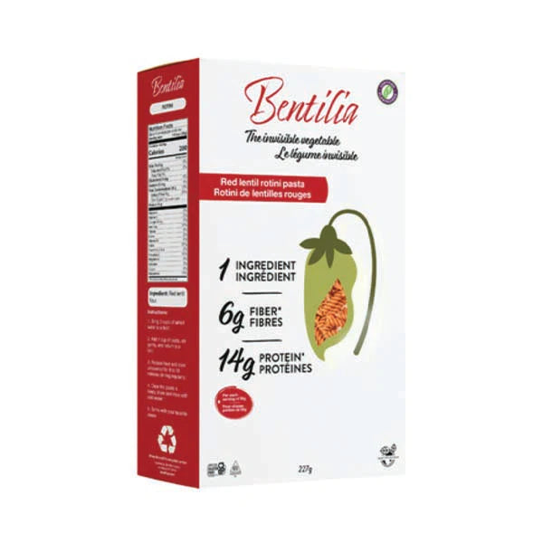 Bentilia Red Lentil Rotini Pasta (227gr)