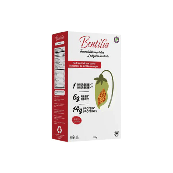 Bentilia Red Lentil Small Elbows Pasta (227gr)