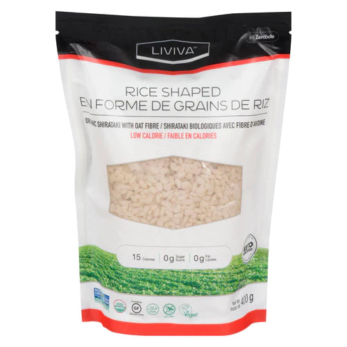 Liviva Rice Shaped Shirataki with Oat Fibre 400g