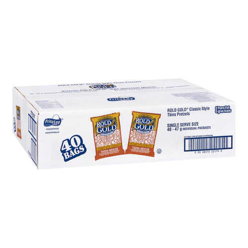 ROLD GOLD - THIN PRETZELS 40x47GR