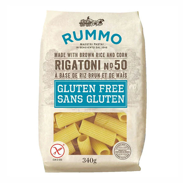 RUMMO - GLUTEN FREE RIGATONI #50 12x340 GR