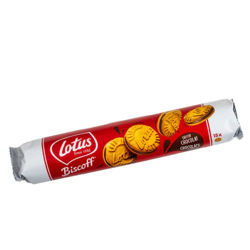 Lotus Biscoff Sandwich Cookies Chocolate Cream (150g)