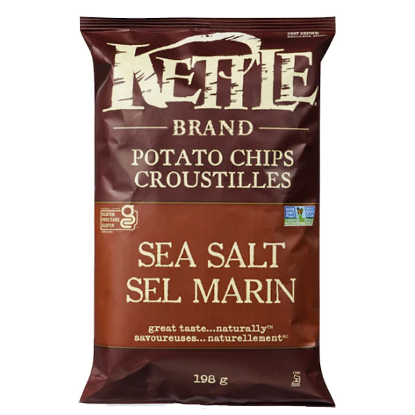 Kettle Chips Sea Salt 198g