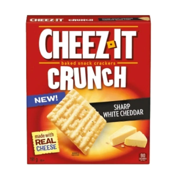 Kelloggs Cheez It Sharp White Cheddar Cracker 191g