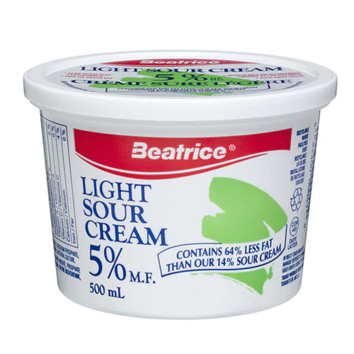 Light Sour Cream 5% (500ML)