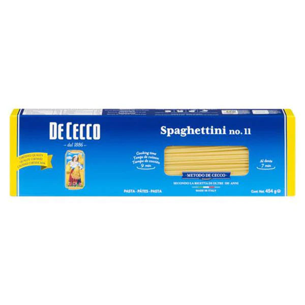 De Cecco no.11 Spaghettini (454g)