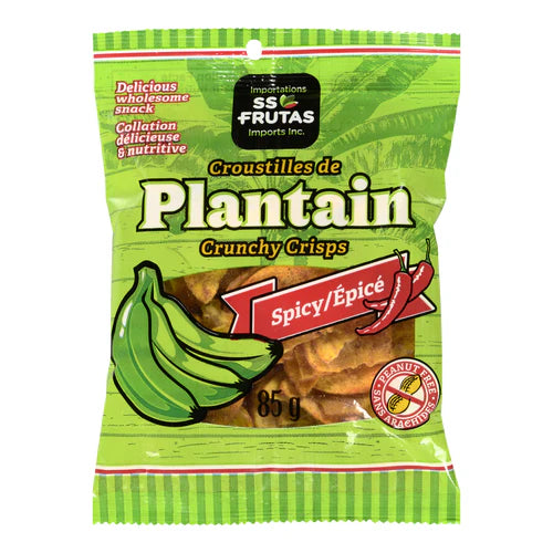 SS FRUTAS - PLANTAIN CRISPS SPICY 50x85 GR