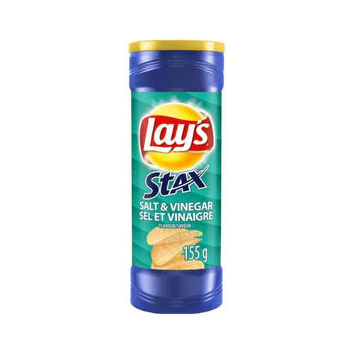 Lays Stax Salt & Vinegar 155g