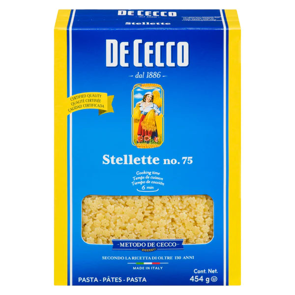 De Cecco No.75 Stellette (454g)