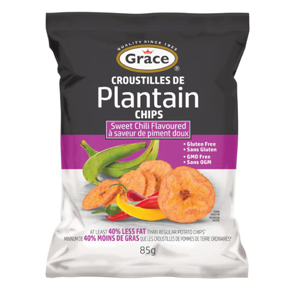 Grace Sweet Chili Plantain Chips 85g