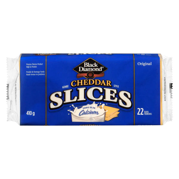 Black Diamond Thin Cheddar Slices 410g