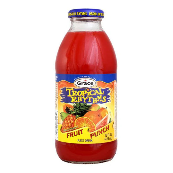 GRACE Tropical Rhythms Fruit Punch, 12x473ML