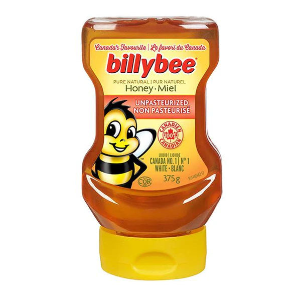 Billy Bee Unpasteurized Honey Upside Down (375gr)