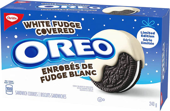 Christie White Fudge Covered Oreo's 240g