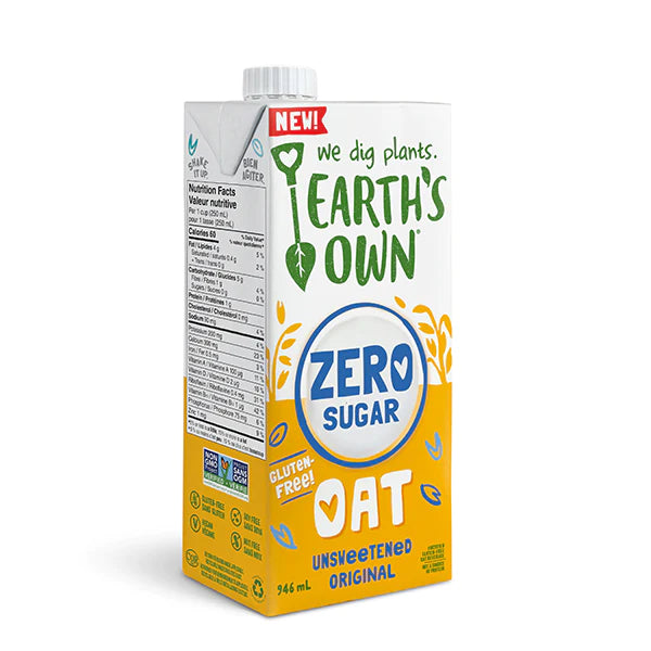 Earth's Own Oat Milk Zero Sugar 946ML